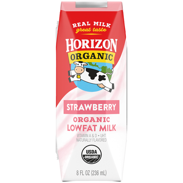 Horizon Organic Strawberry Milk 8floz – Seabra Foods Online