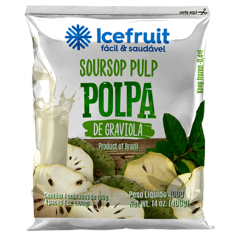 Ice Fruit Graviola Fruit Pulp - Seabra Foods Online