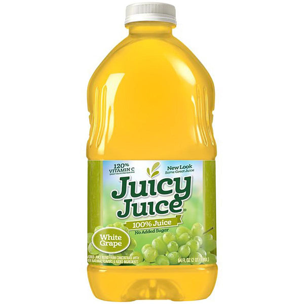 Juice Juicy 100% White Grape 64floz – Seabra Foods Online