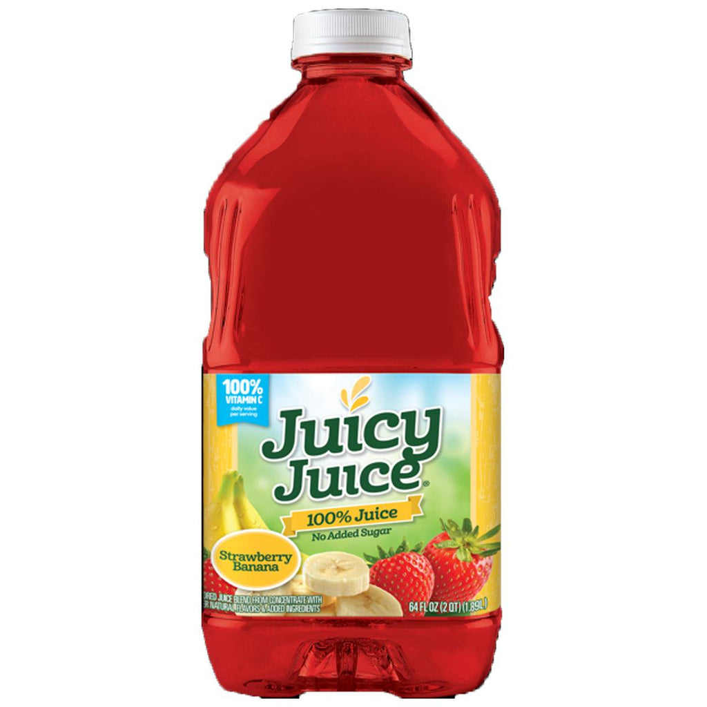 Juice Juicy 100%Straw/Banana 64floz - Seabra Foods Online
