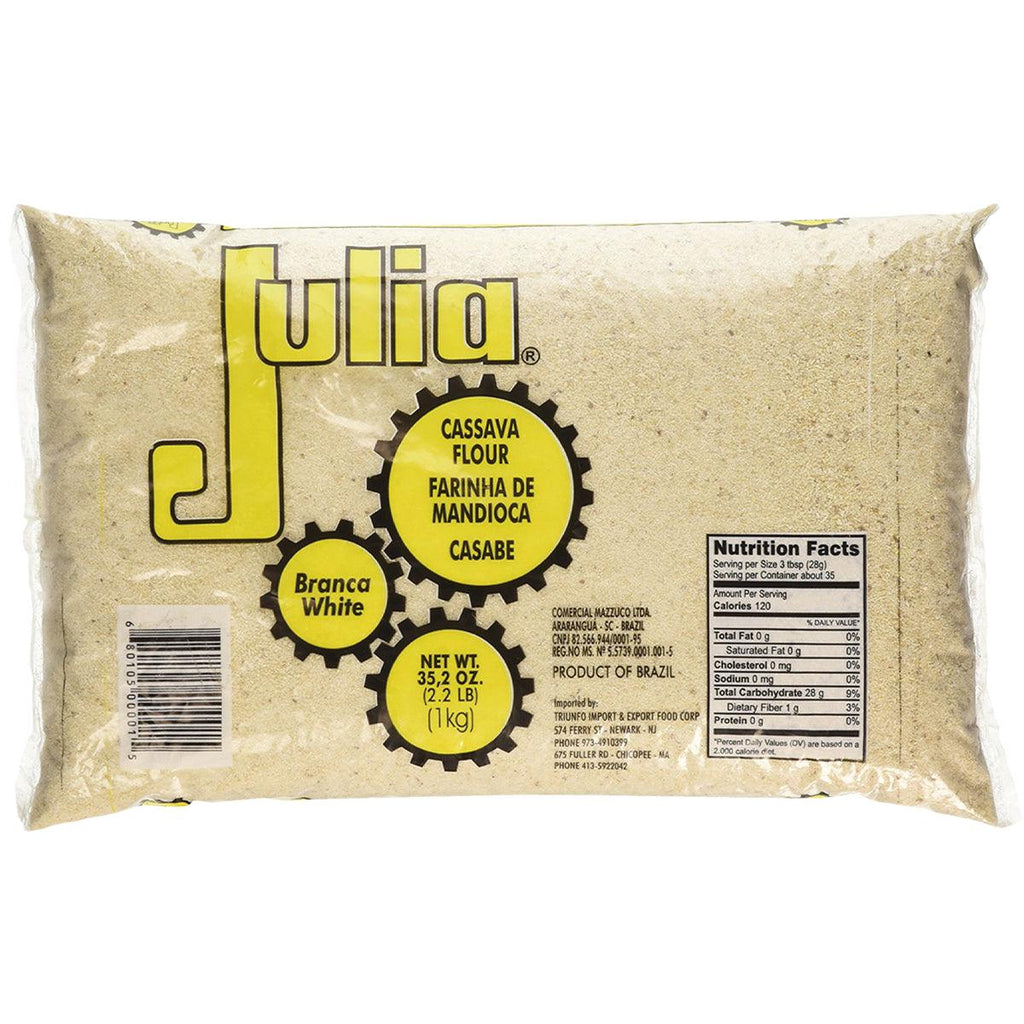 Julia Farinha de Mandioca Crua 1kg - Seabra Foods Online