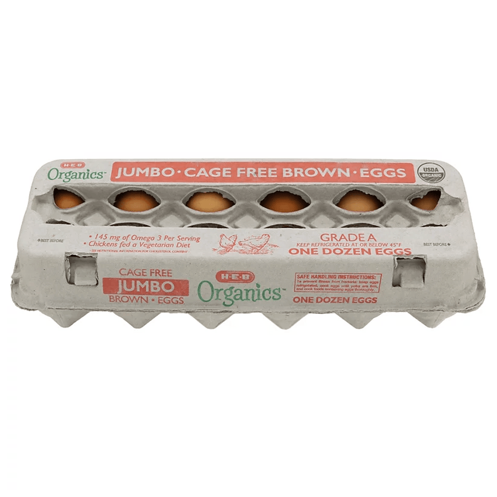 Jumbo Brown Eggs Cage Free 1dz - Seabra Foods Online