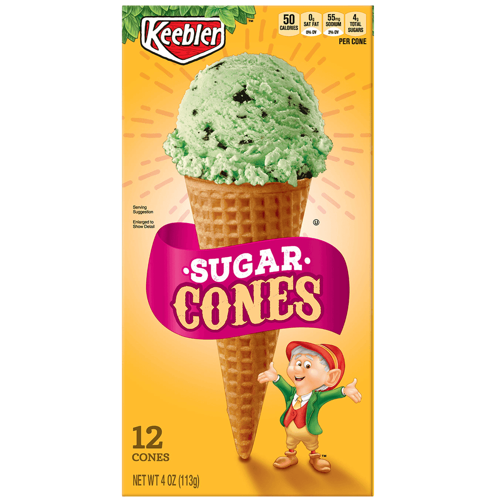 Keebler Sugar Cones 12ct 4oz - Seabra Foods Online