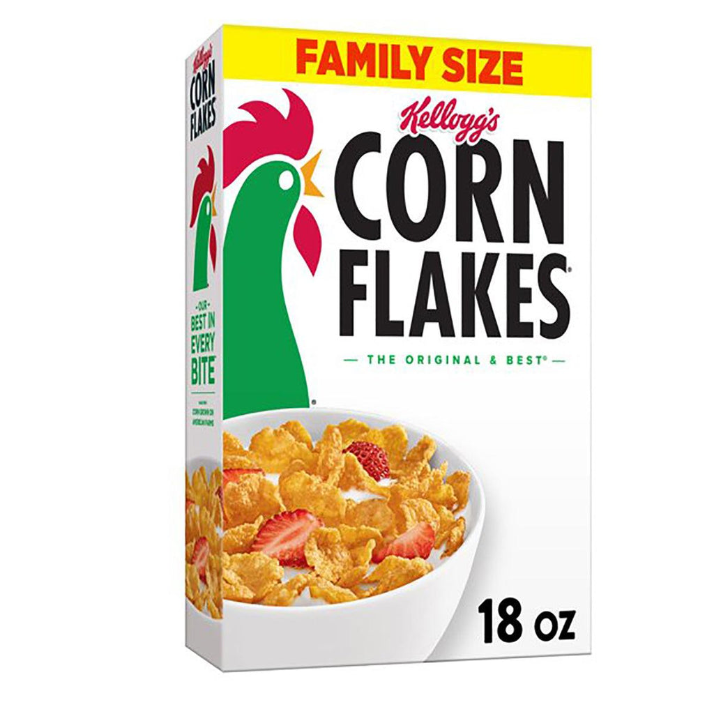 Kelloggs Corn Flakes Cereal 18oz - Seabra Foods Online