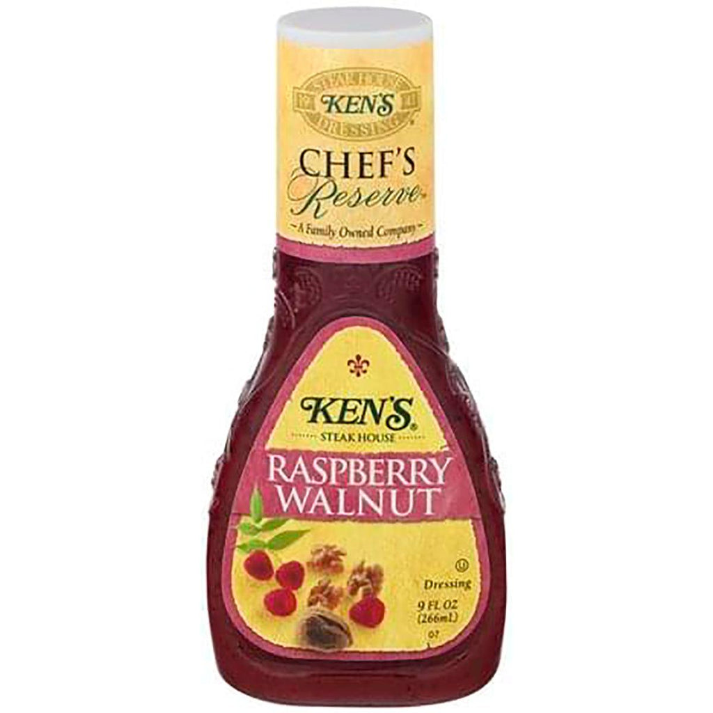 Kens Lt Raspberry Walnut Dressing 9fz - Seabra Foods Online