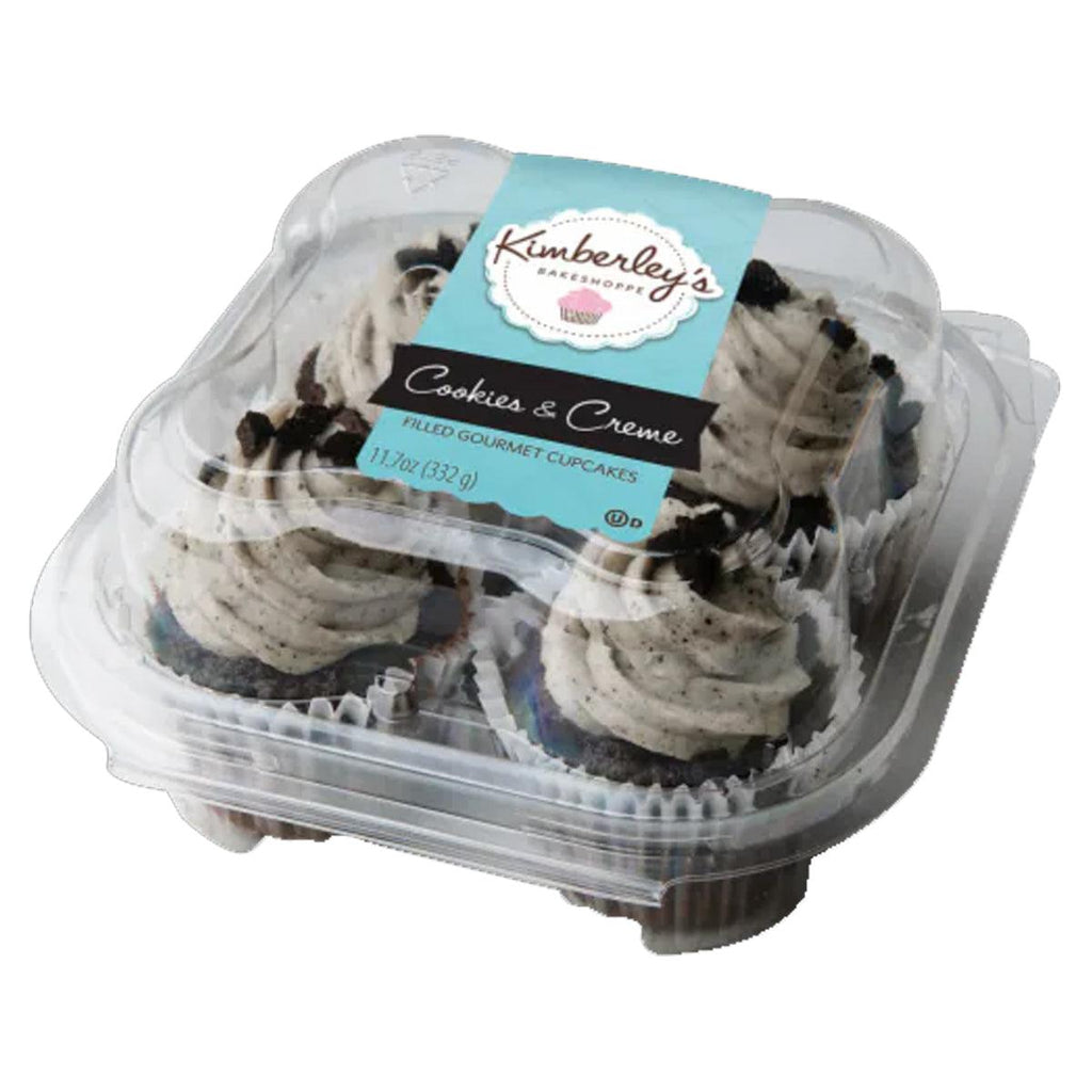 Kimberlys Cks&Crm Cupcakes 4 pk - Seabra Foods Online