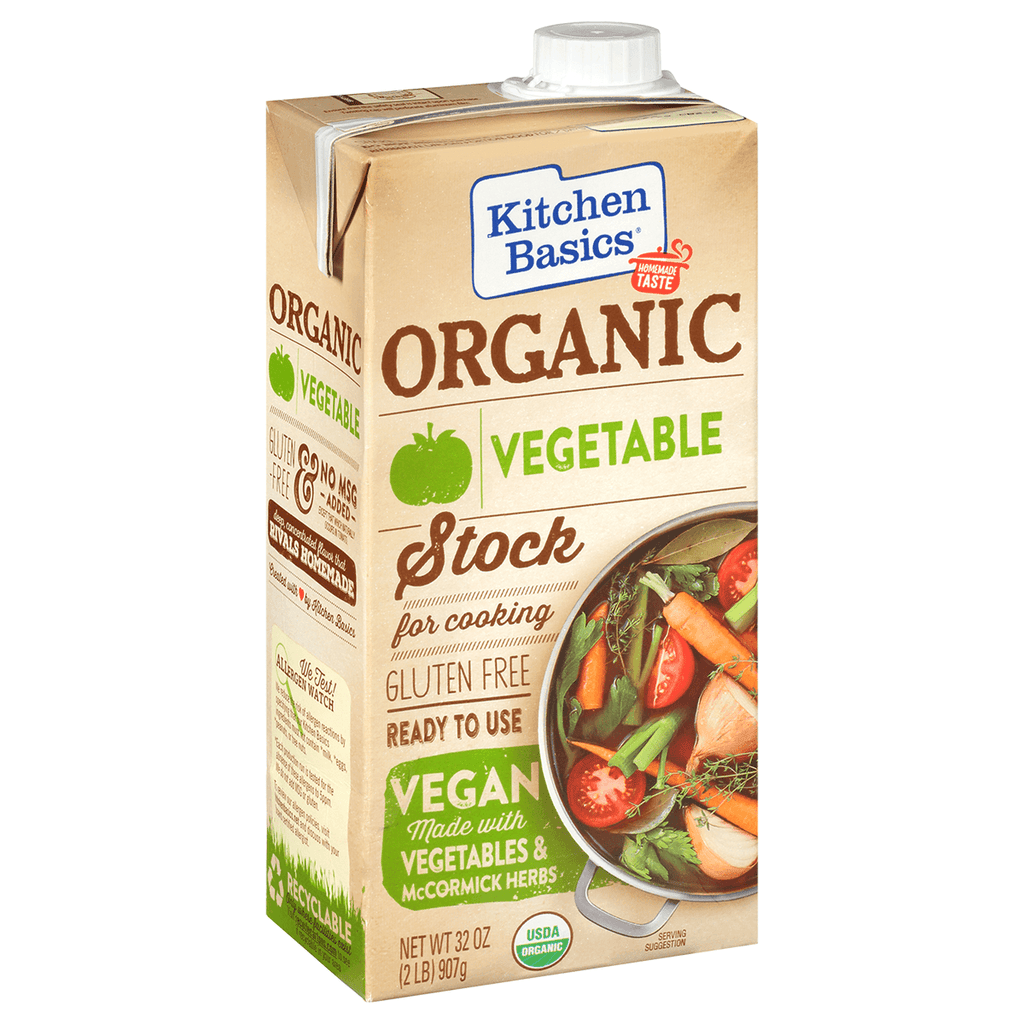 Kitchen Basics GF Organic Veg. Stock 32o - Seabra Foods Online