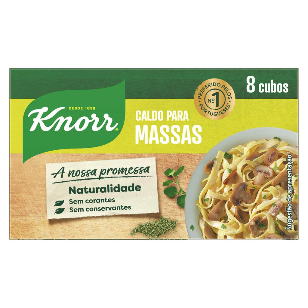Knorr Caldo p/Pasta 8cubos 2.82oz - Seabra Foods Online