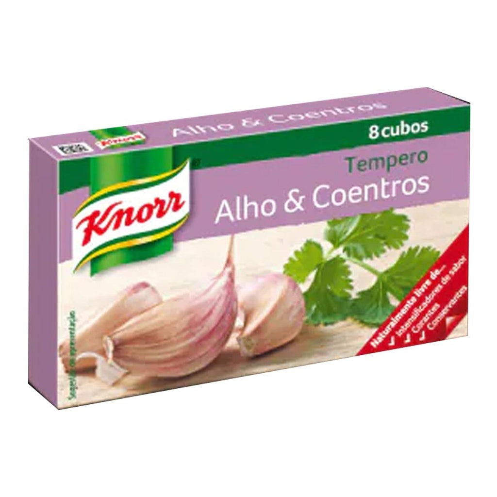 Knorr Sopa Alho/Coentros Cubos 2.54oz - Seabra Foods Online