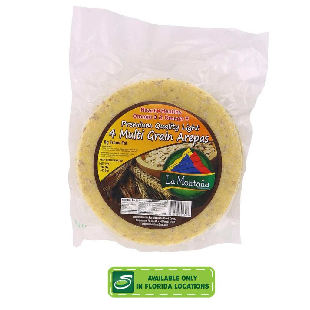 La Montana Arepa Integral 16oz - Seabra Foods Online