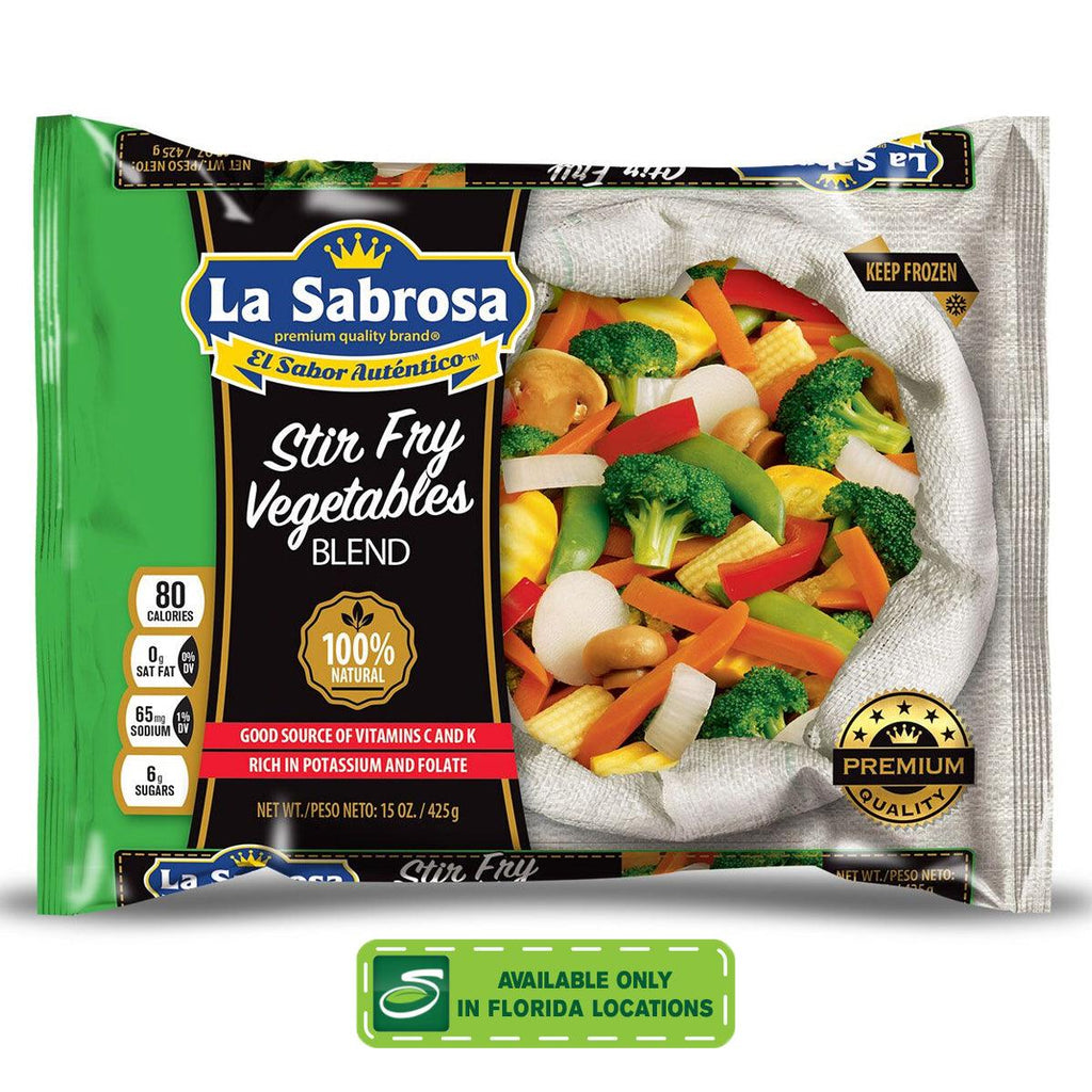 La Sabrosa Stir Fry Vegetable Blend 15oz - Seabra Foods Online