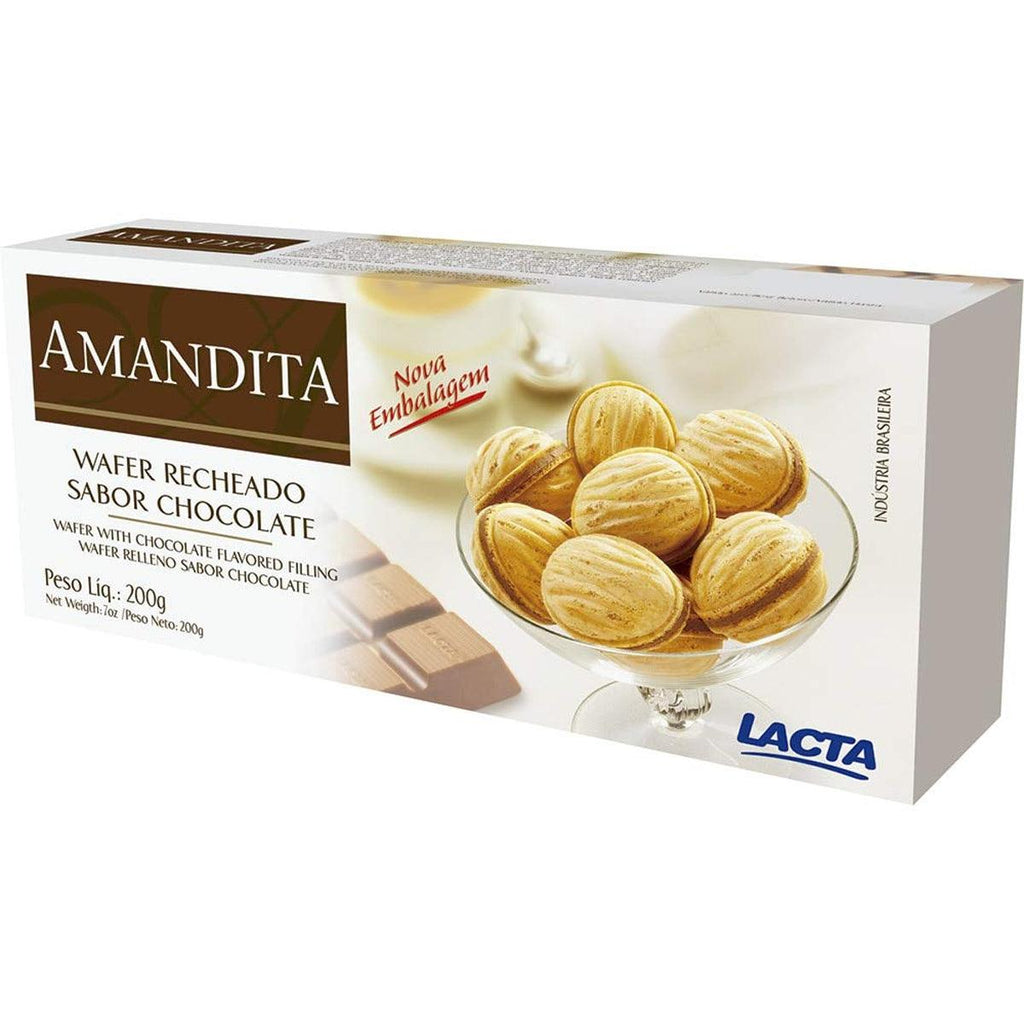 Lacta Amandita Wafer Cacao 7.05oz - Seabra Foods Online