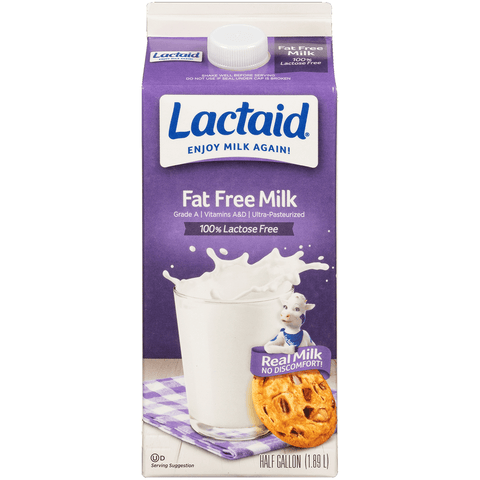 Lactaid 100 Fat Free Milk (40) - Seabra Foods Online