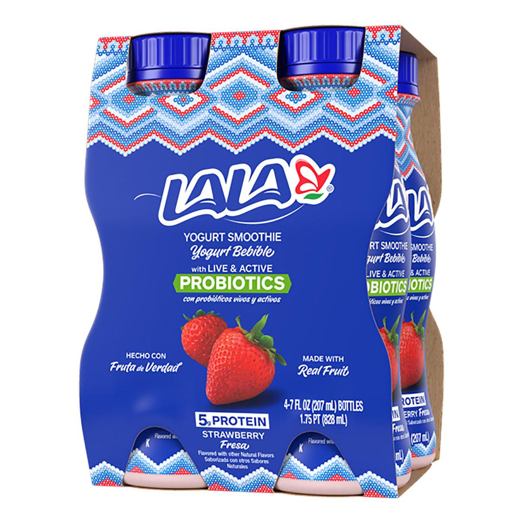 Lala Strawberry Ygrt 4 Pk - Seabra Foods Online