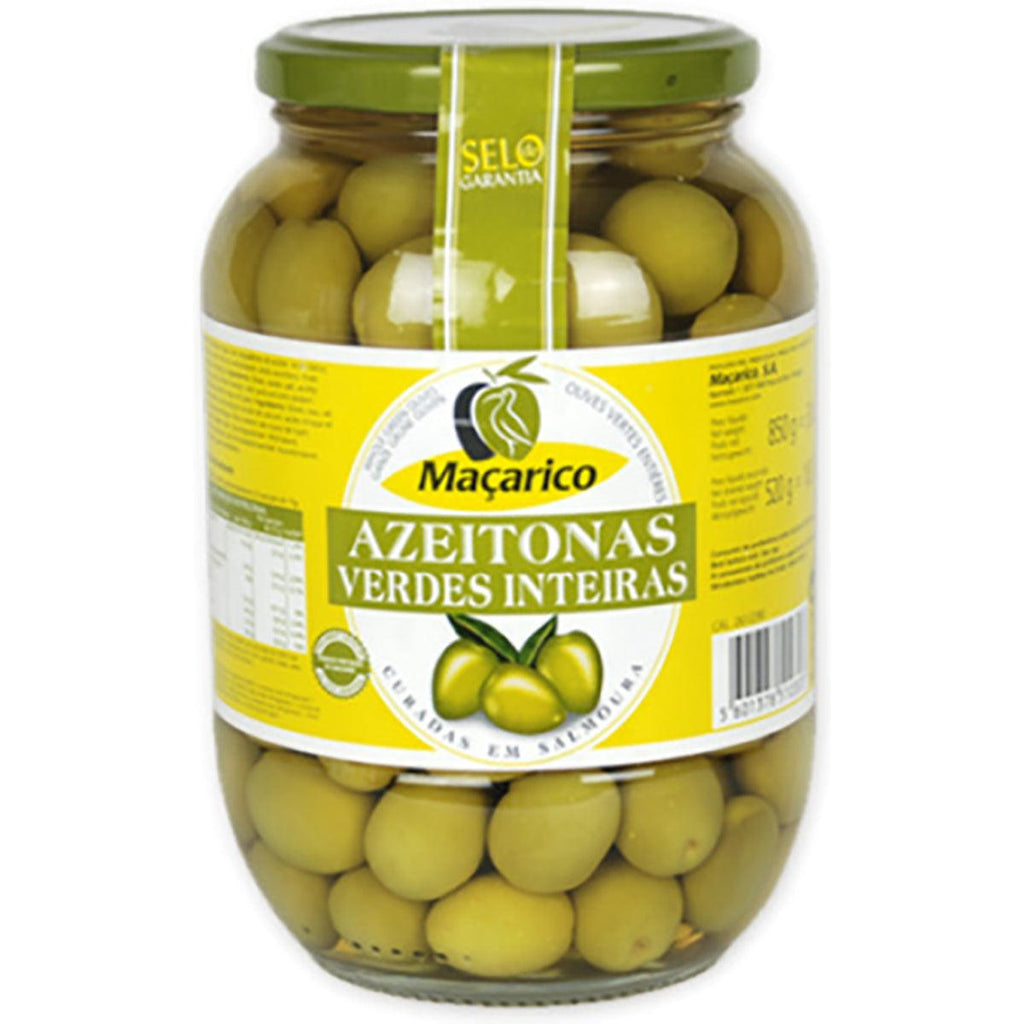 Macarico Azeitonas Verdes Inteiras 12.3o - Seabra Foods Online