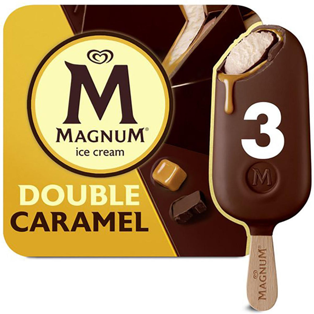 Magnum Dbl Caramel Bars IC 3PK - Seabra Foods Online