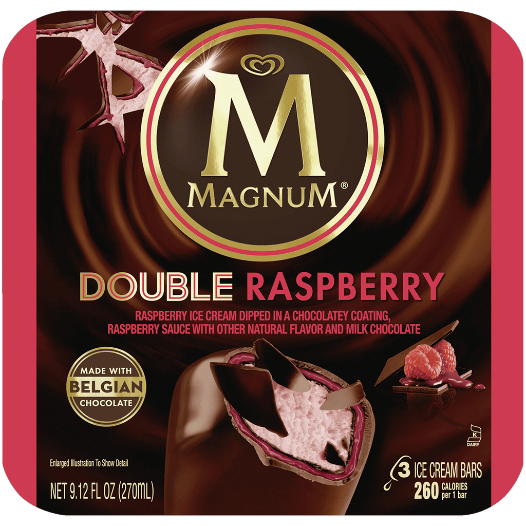 Magnum Dbl Raspberry 3 PK - Seabra Foods Online