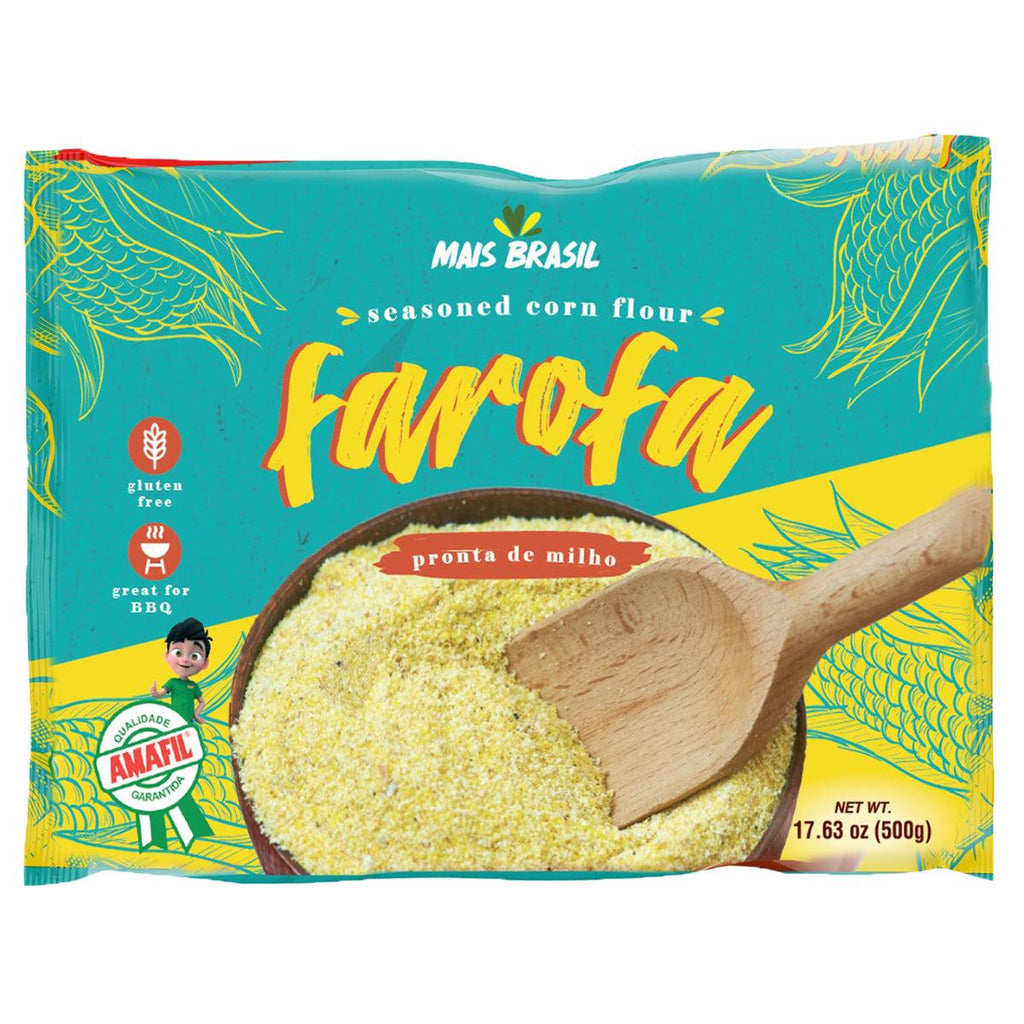 Mais Brasil Farofa Milho 500gr - Seabra Foods Online