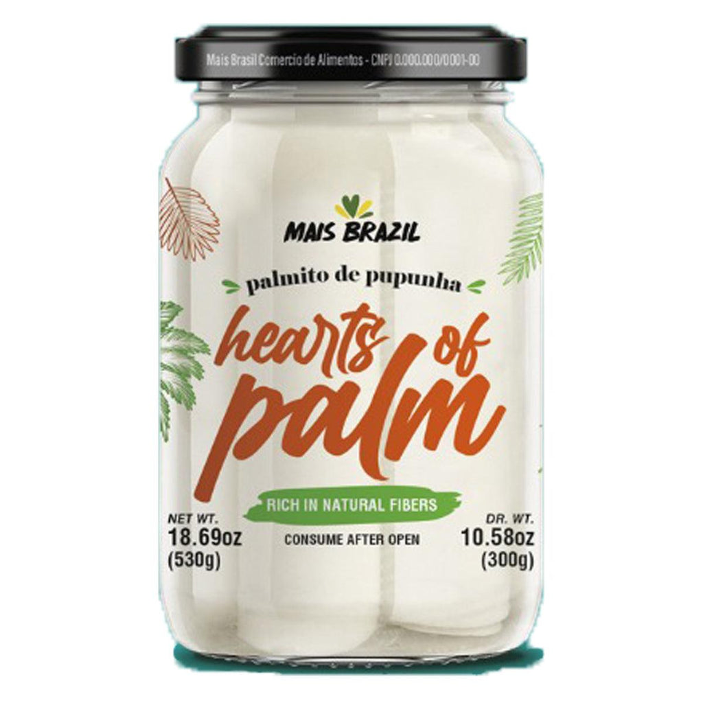 Mais Brasil Hearts of Palm Pupunha 18.69oz - Seabra Foods Online