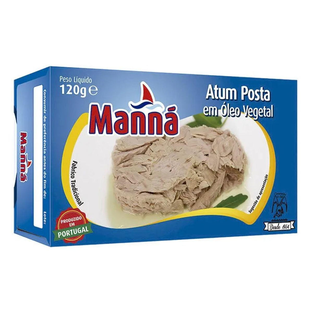 Manna Atum em Oleo Vegetal 4.23oz - Seabra Foods Online