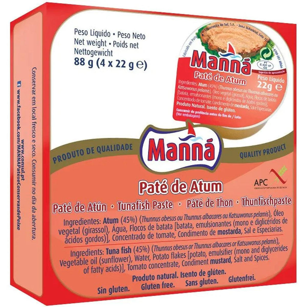 Manna Atum Pate 4pk - Seabra Foods Online