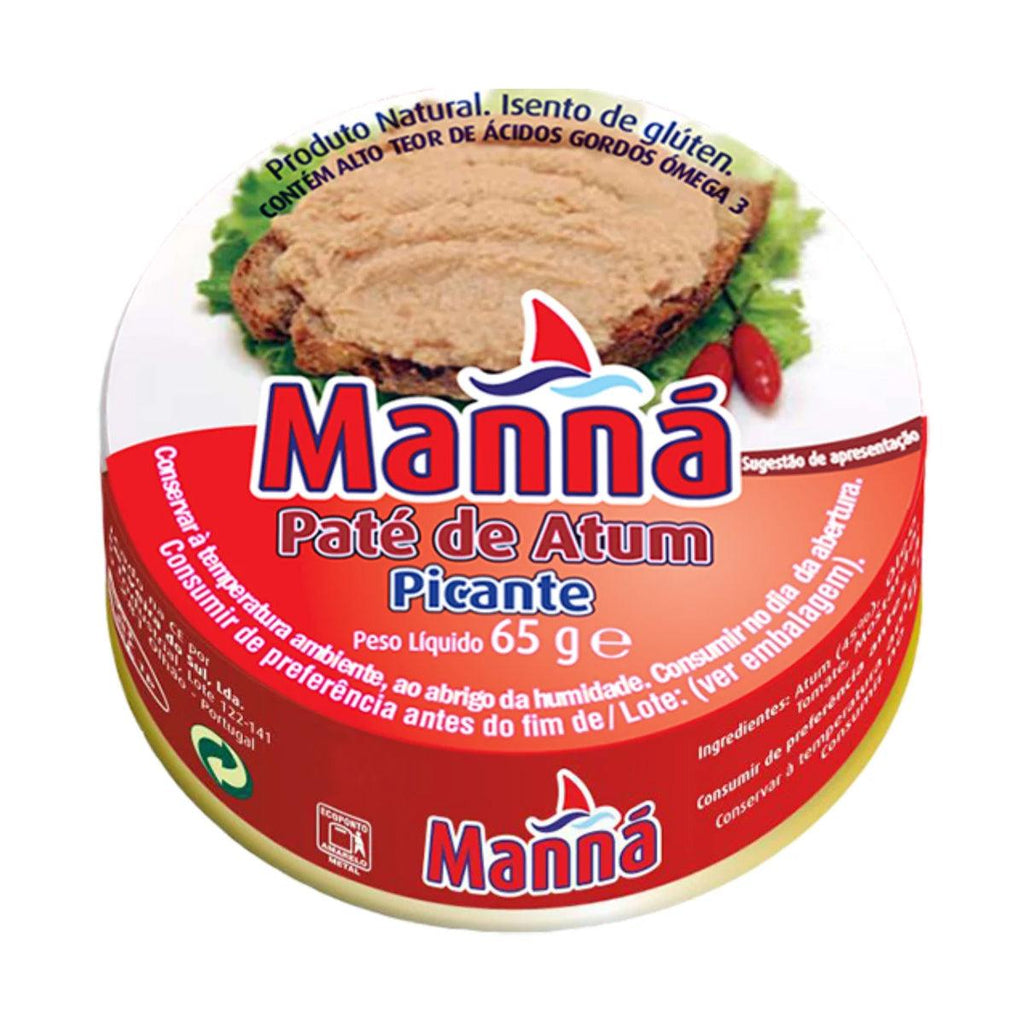 Manna Pate de Atum Picante 2.29oz - Seabra Foods Online