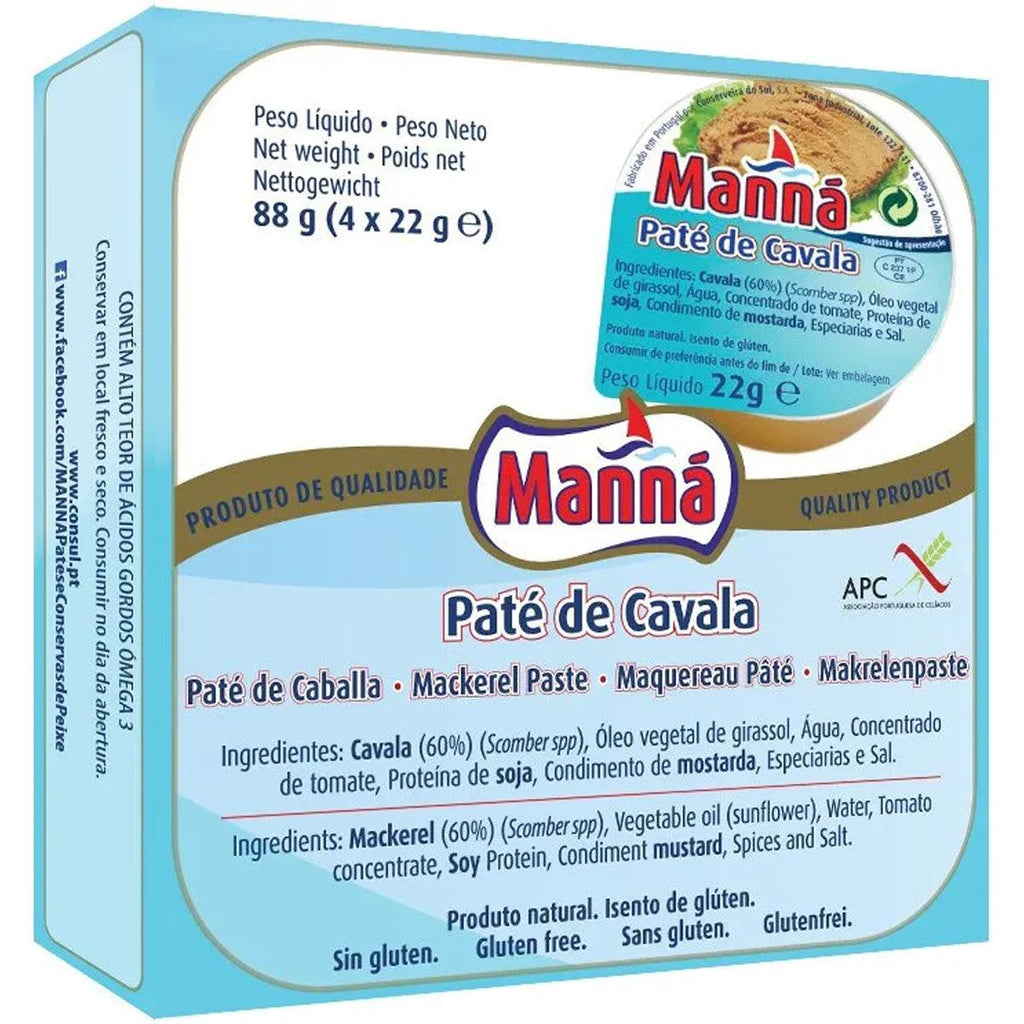Manna Pate de Cavala 3.10oz - Seabra Foods Online