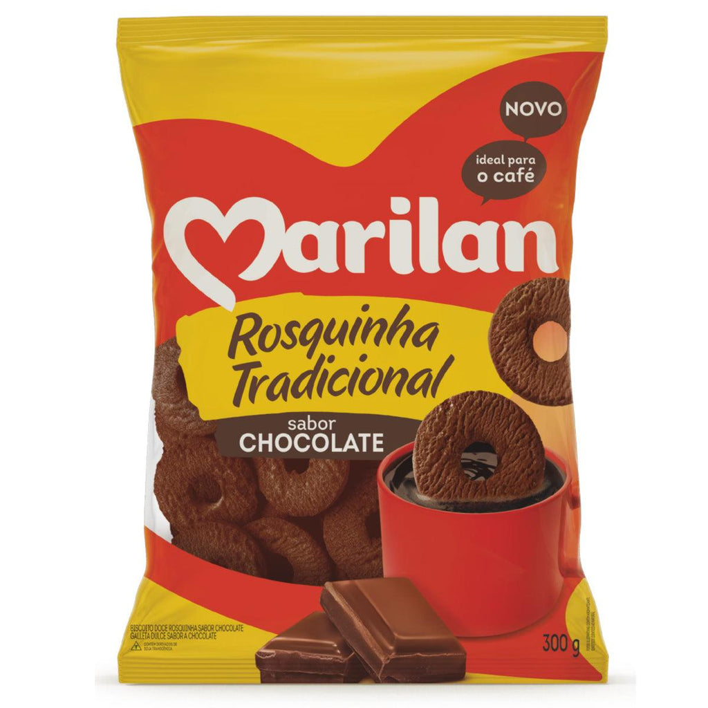 Marilan Rosquinhas Chocolate 14.11oz - Seabra Foods Online
