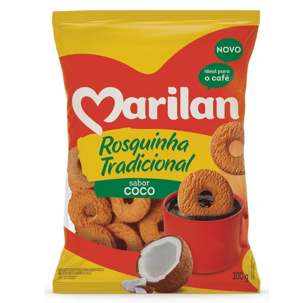 Marilan Rosquinhas de Coco 14.11oz - Seabra Foods Online
