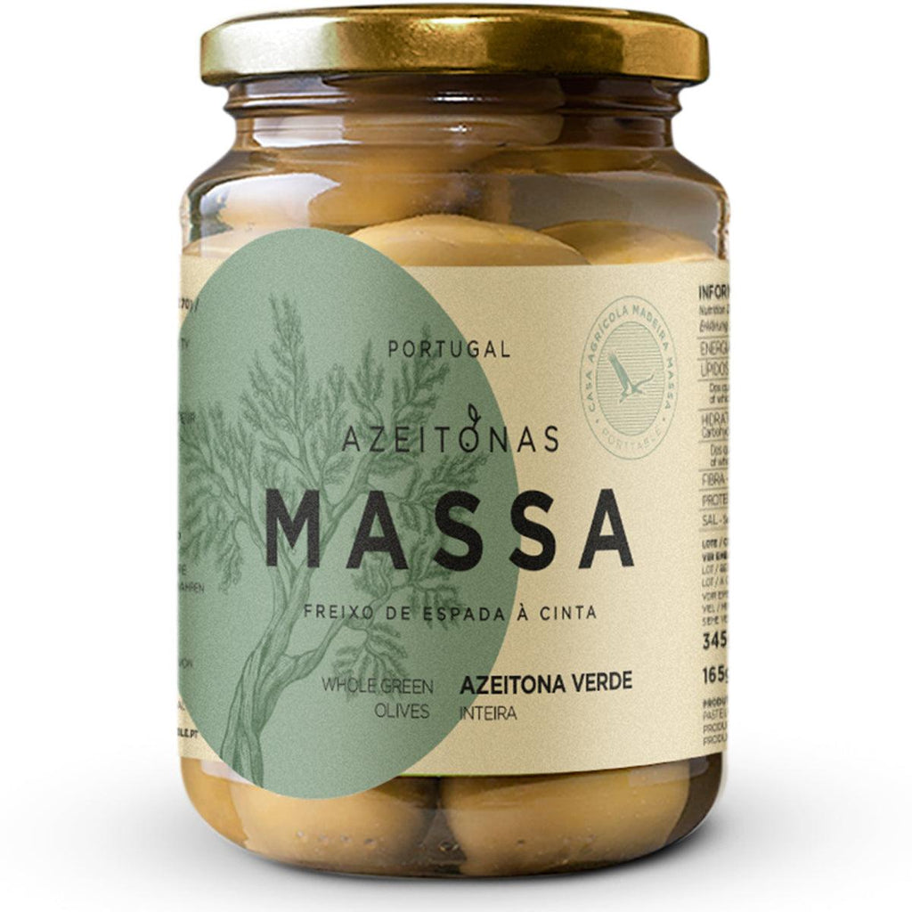 Massa Azeitona Verde Inteira 200g - Seabra Foods Online