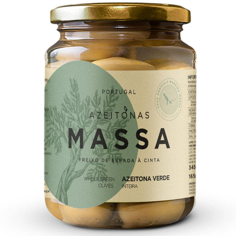 Massa Azeitona Verde Inteira 400g - Seabra Foods Online