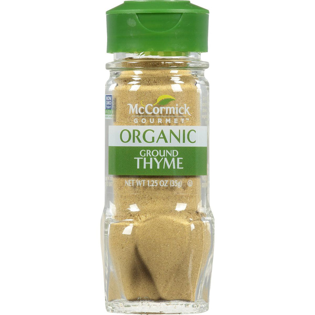 McCormick Gourmet Ground Thyme 1.25oz - Seabra Foods Online