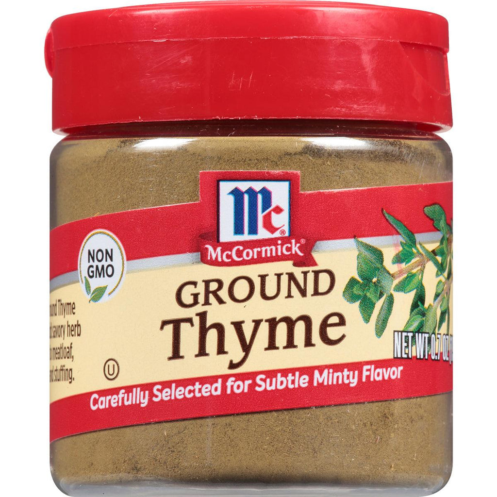 McCormick Ground Thyme 0.7oz - Seabra Foods Online