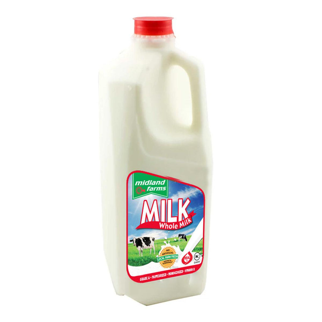 Midland Farms 2% Red Fat Milk 32floz - Seabra Foods Online