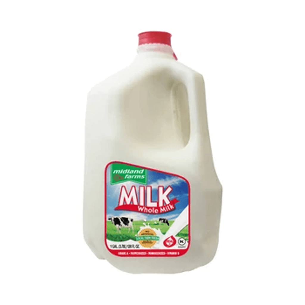 Midland Farms Whole Milk 1gal - Seabra Foods Online