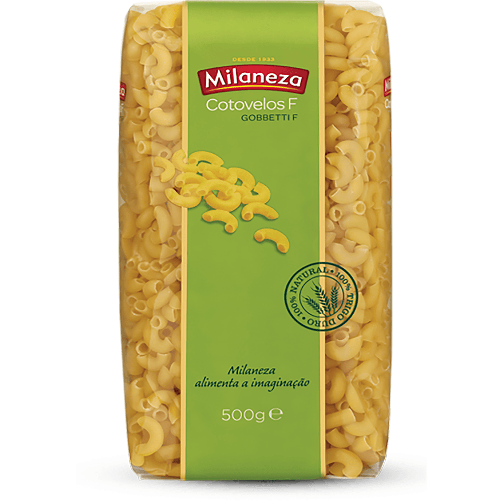 Milaneza Cotovelos Finos 17.6 oz - Seabra Foods Online