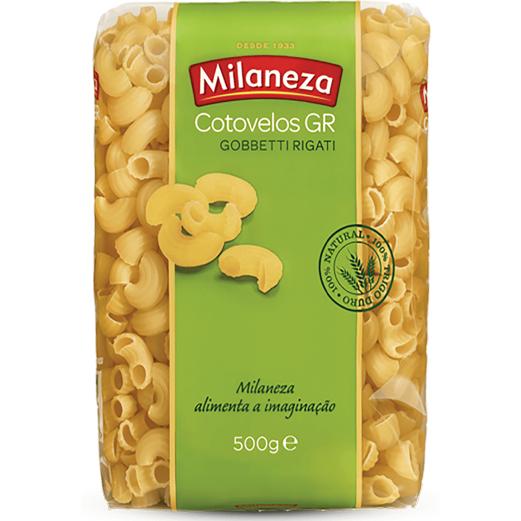 Milaneza Cotovelos Grossos 17.6 oz - Seabra Foods Online