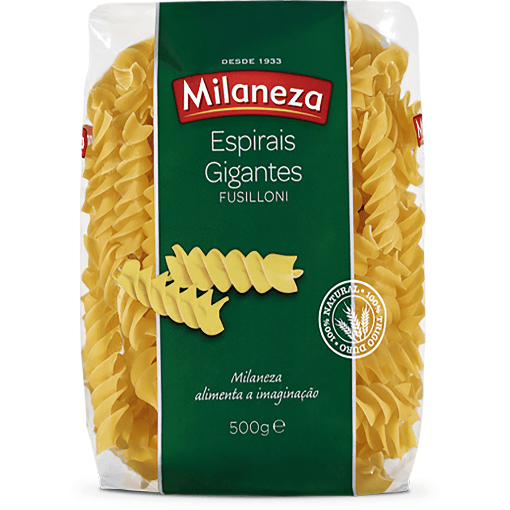 Milaneza Espirais Gigantes 17.6oz - Seabra Foods Online