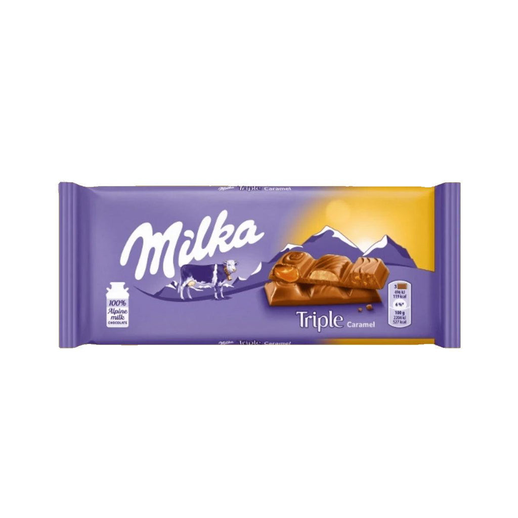 Milka Triple Caramel Chocolate - Seabra Foods Online