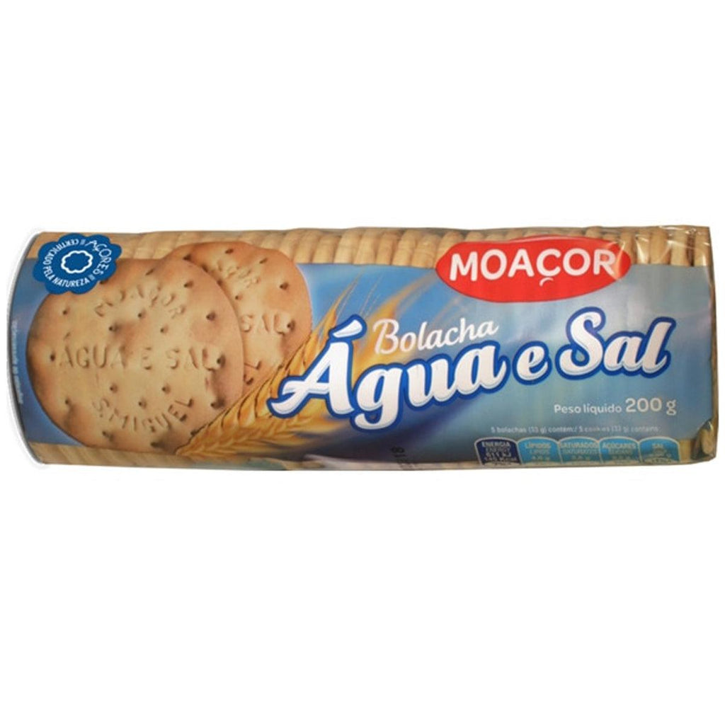 Moacor Bolacha Agua e Sal 200g - Seabra Foods Online