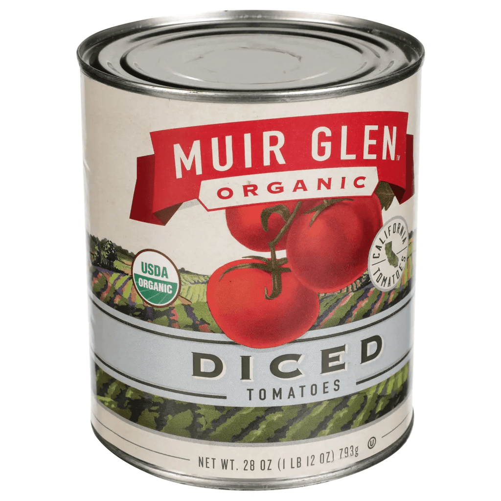 Muir Glen Organic Diced Tomatoes 28oz - Seabra Foods Online