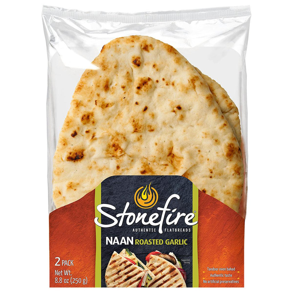 Naan Stonefire Garlic Bread - Seabra Foods Online