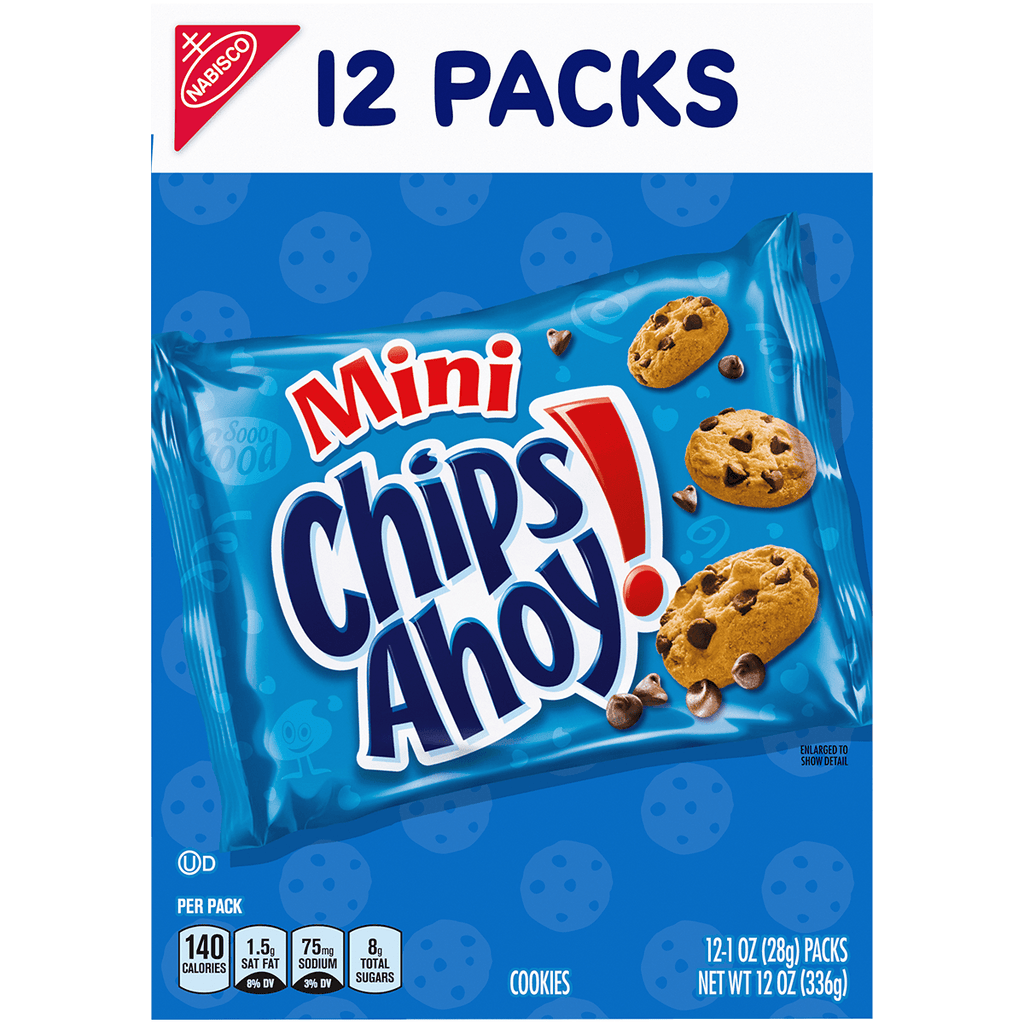 Nabisco Chips Ahoy Mini 12pk 12oz - Seabra Foods Online