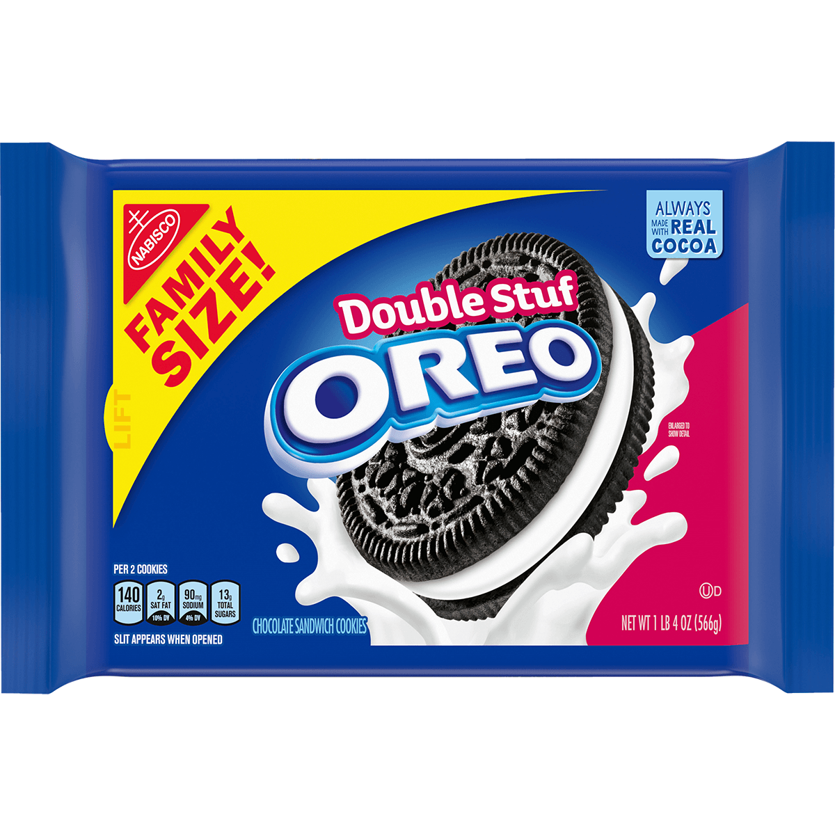 Nabisco Oreo Dbl Stuff Family Size 530g – Seabra Foods Online Nabisco Oreo Dbl Stuff Family Size 530g – Seabra Foods Online