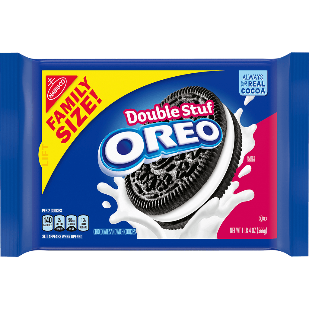 Nabisco Oreo Dbl Stuff Family Size 20oz - Seabra Foods Online