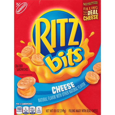 Nabisco Ritz Bits Cheese 8.8oz - Seabra Foods Online