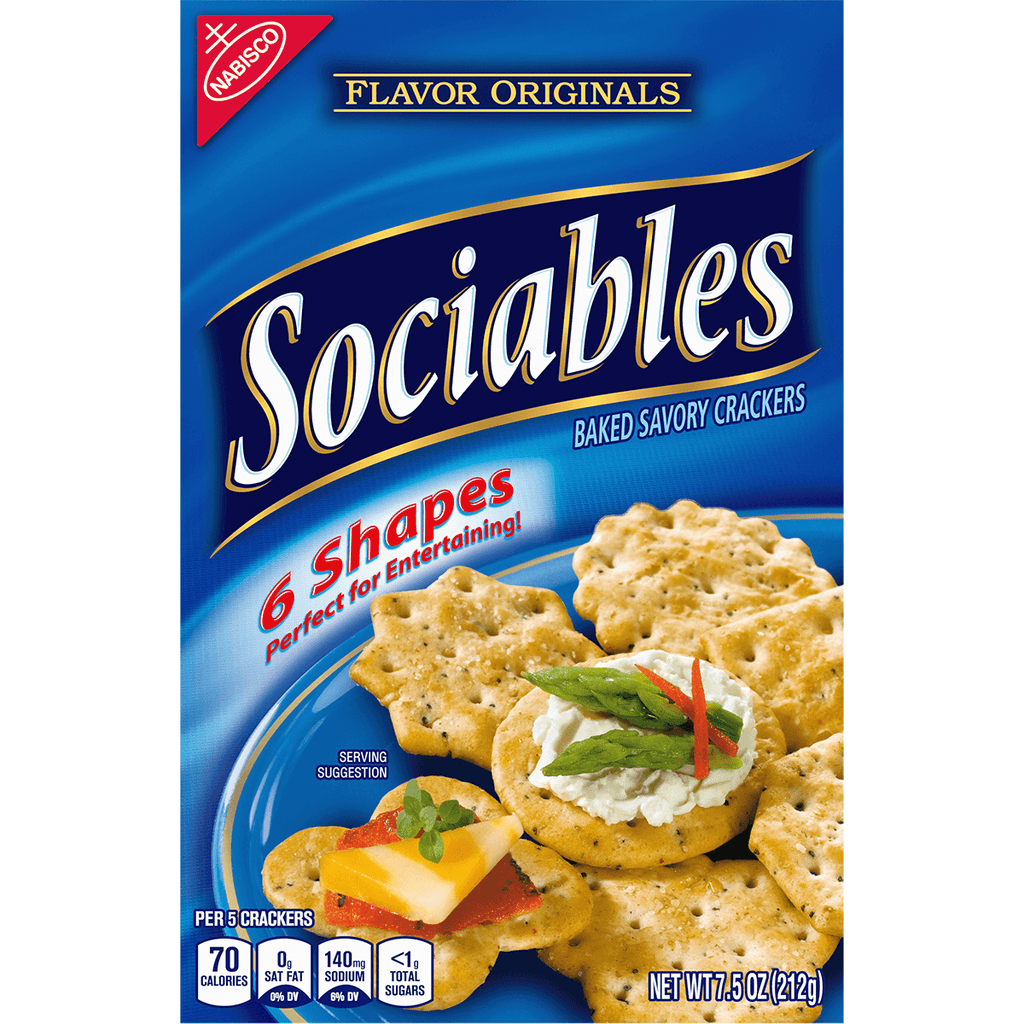 Nabisco Sociables Original Crackers - Seabra Foods Online