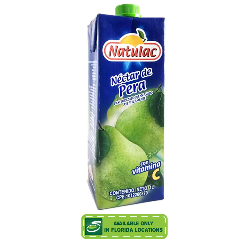 Natulac Pear Nectar 1lt - Seabra Foods Online