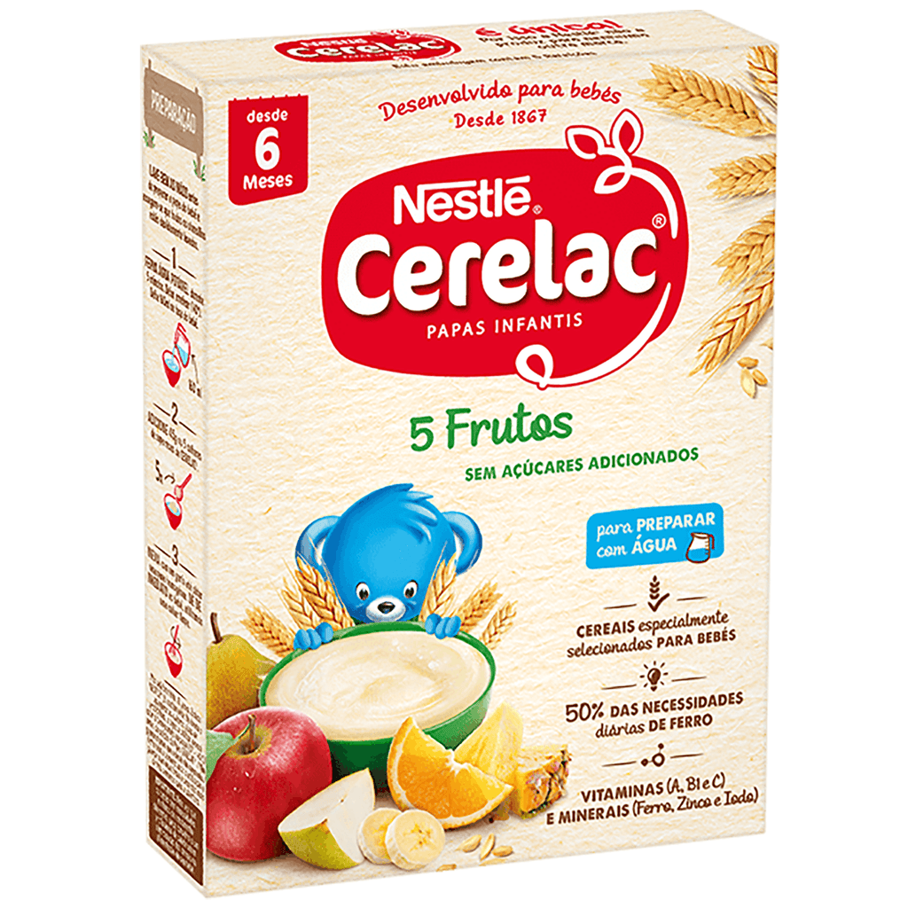 Nestle Cerelac 5 Frutos 250g - Seabra Foods Online