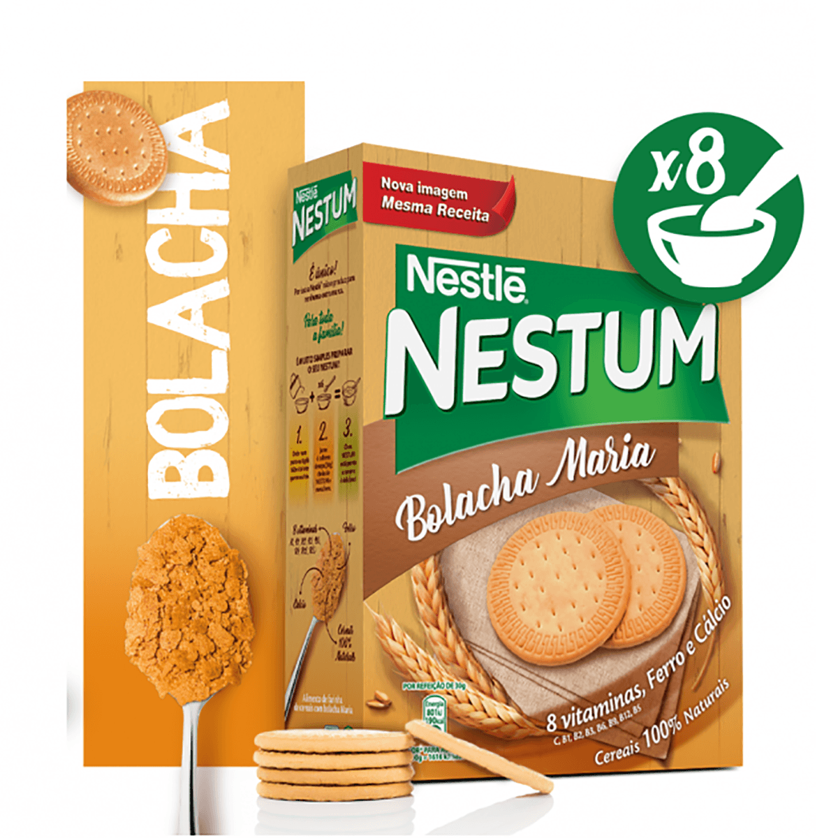 NESTLÉ® NESTUM® all family Biscuit Marie cereal 250g softpack
